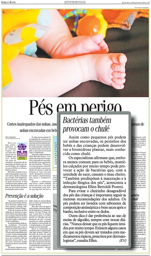 Diário da Região - Pés em perigo