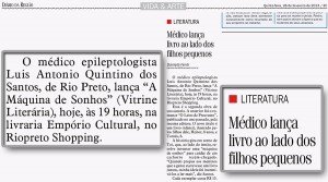 Matéria - Diário da Região - Lançamento Livro