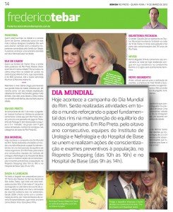 Nota - Frederico Tebar - Dia do Rim