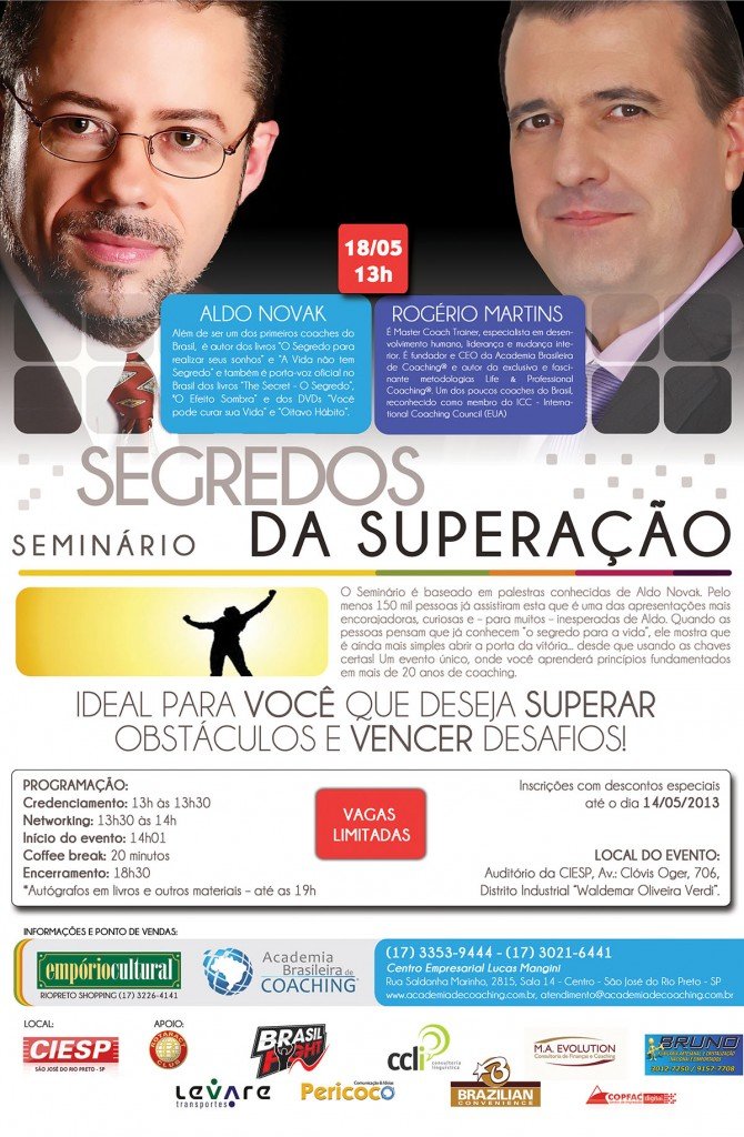 Seminário Segredos da Superação